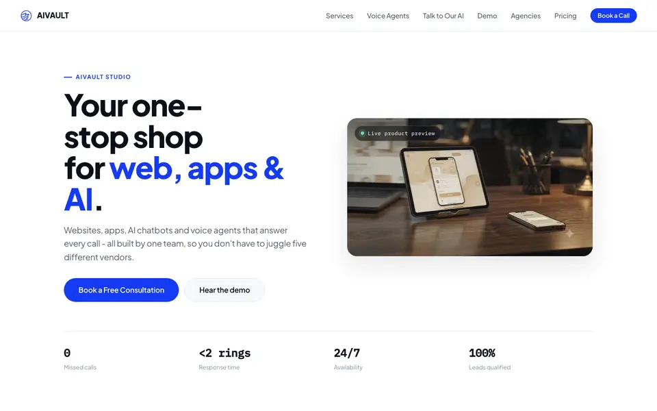 AIVault website