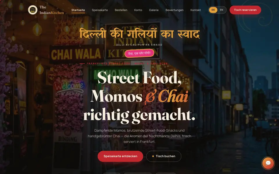 The Indian Kitchen website